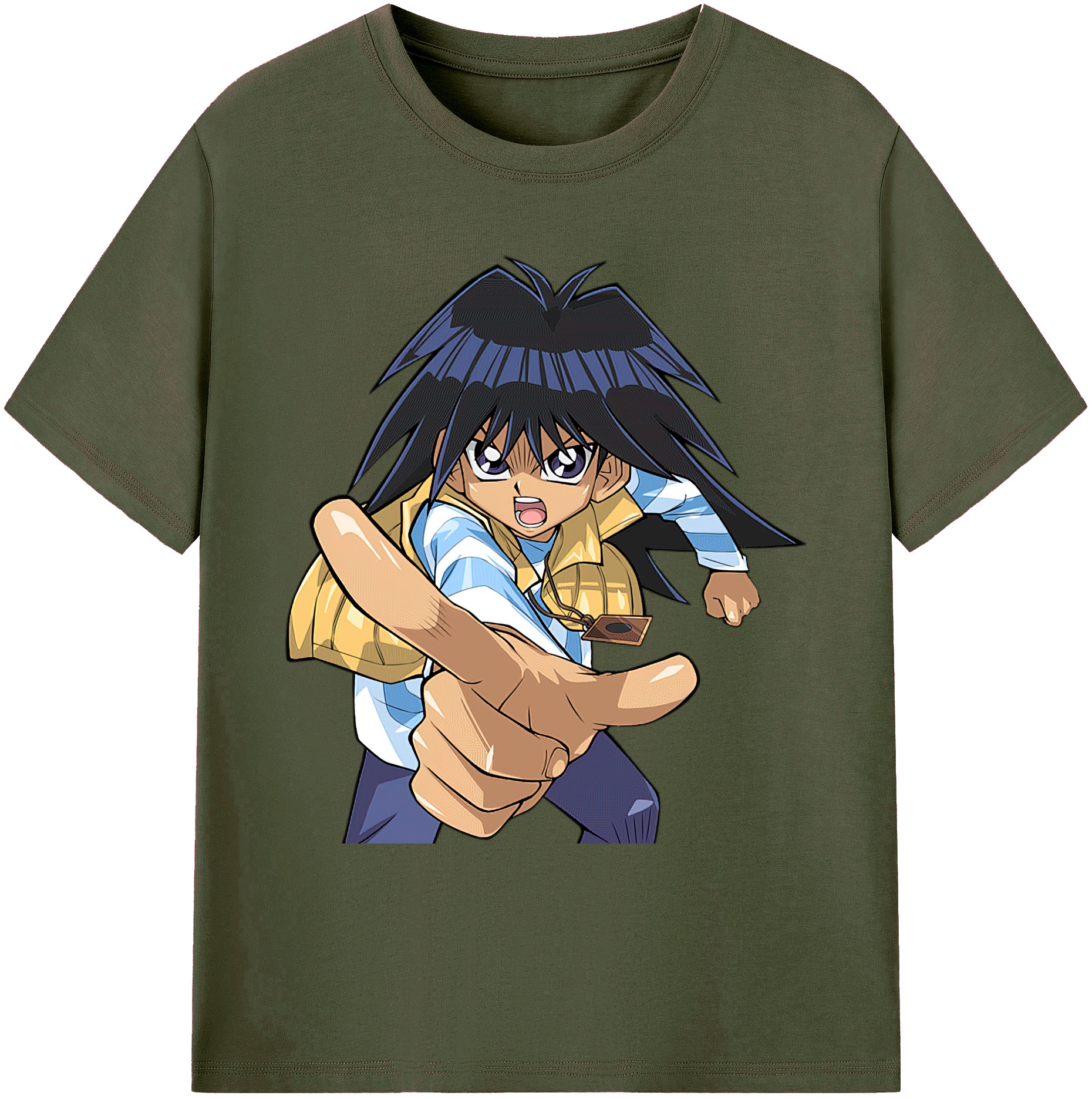 （画像用） 遊☆戯☆王 Yu-Gi-Oh! 綿100％ メンズ半袖Tシャツ｜肌触りやわらか＆通気性